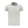Cavalli Class Grigio Baumwoll-Herrenpoloshirt