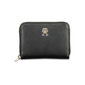 Tommy Hilfiger Schwarzes Portemonnaie aus Polyethylen