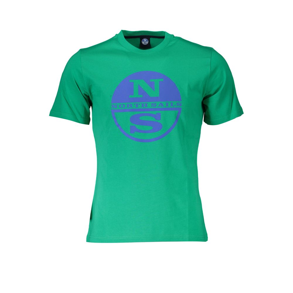 North Sails Green Cotton Men's T-Shirt