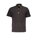 La Martina Schwarzes Herren-Poloshirt aus Baumwolle