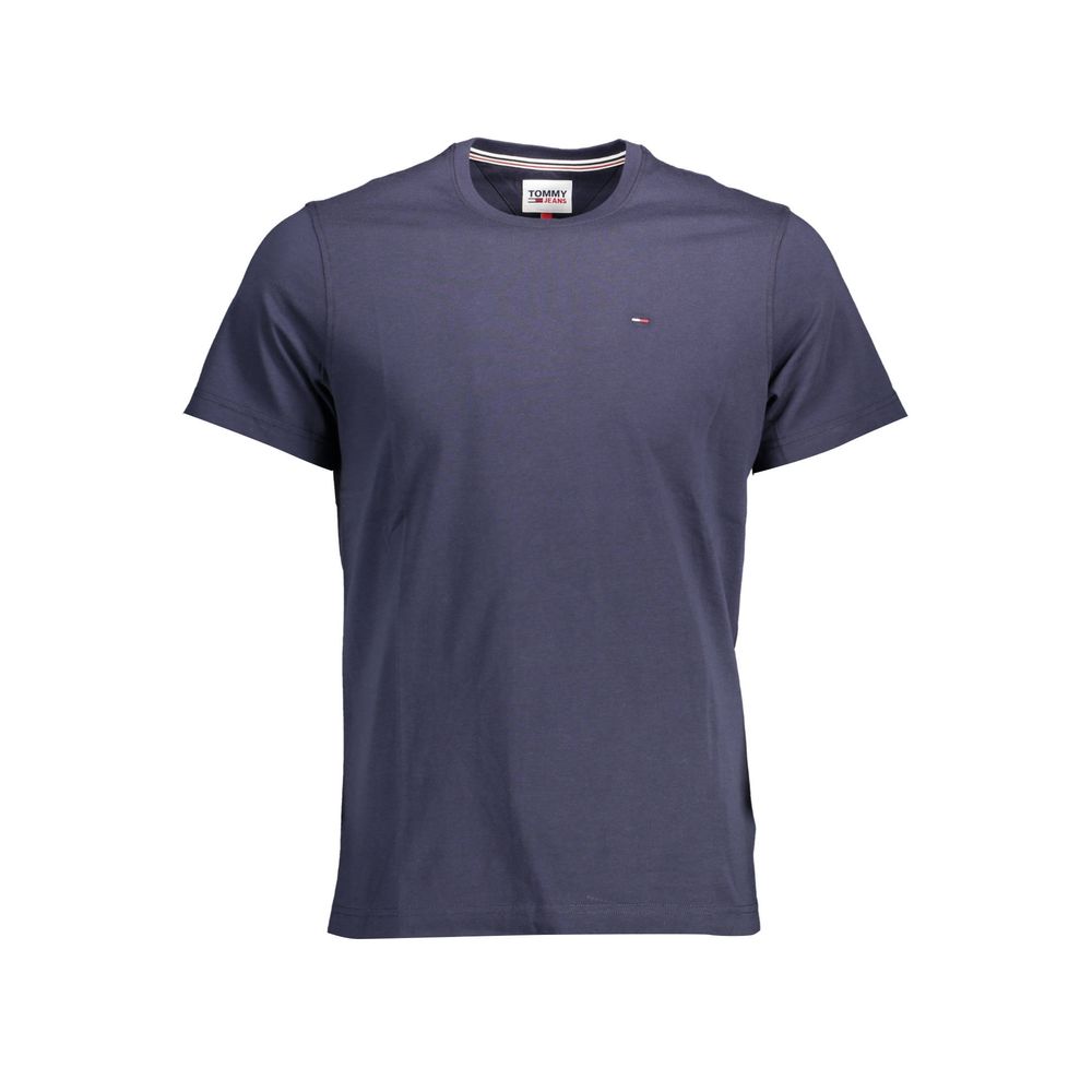 Tommy Hilfiger Blaues Bio-Baumwoll-T-Shirt für Herren
