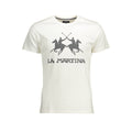 La Martina Bianco Baumwoll-T-Shirt für Herren