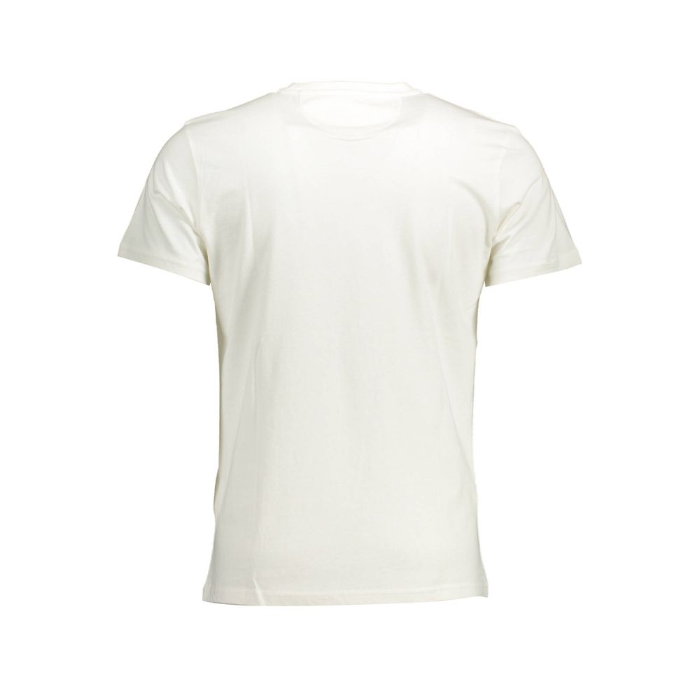 La Martina Bianco Baumwoll-T-Shirt für Herren
