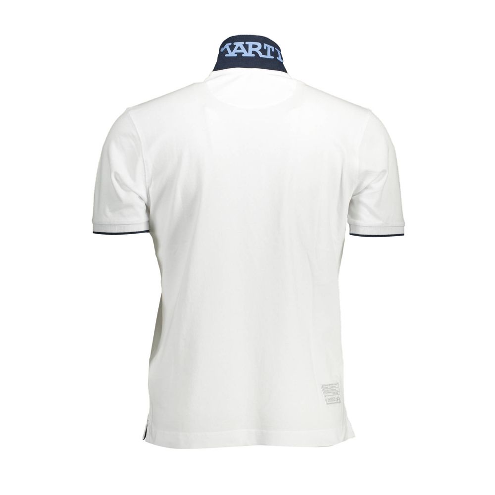 La Martina Weißes Poloshirt aus Baumwolle für Herren