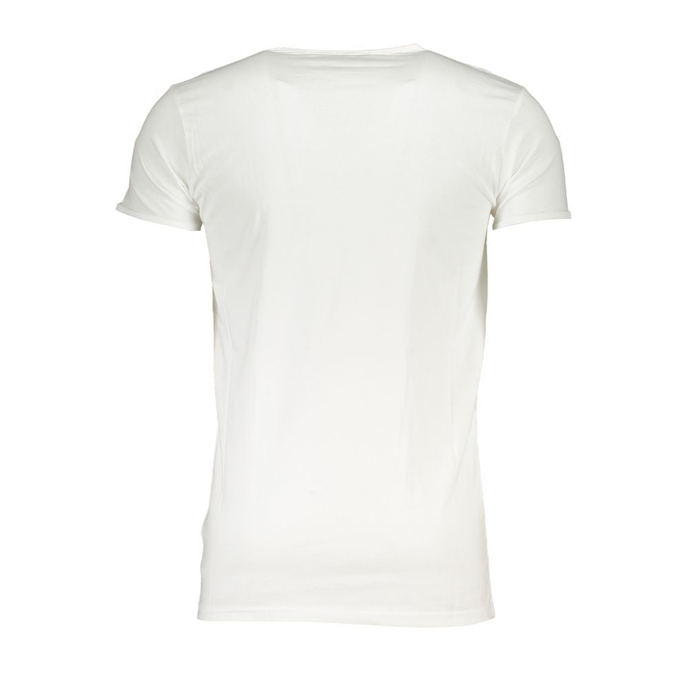 Cavalli Class Baumwoll-T-Shirt in Weiß