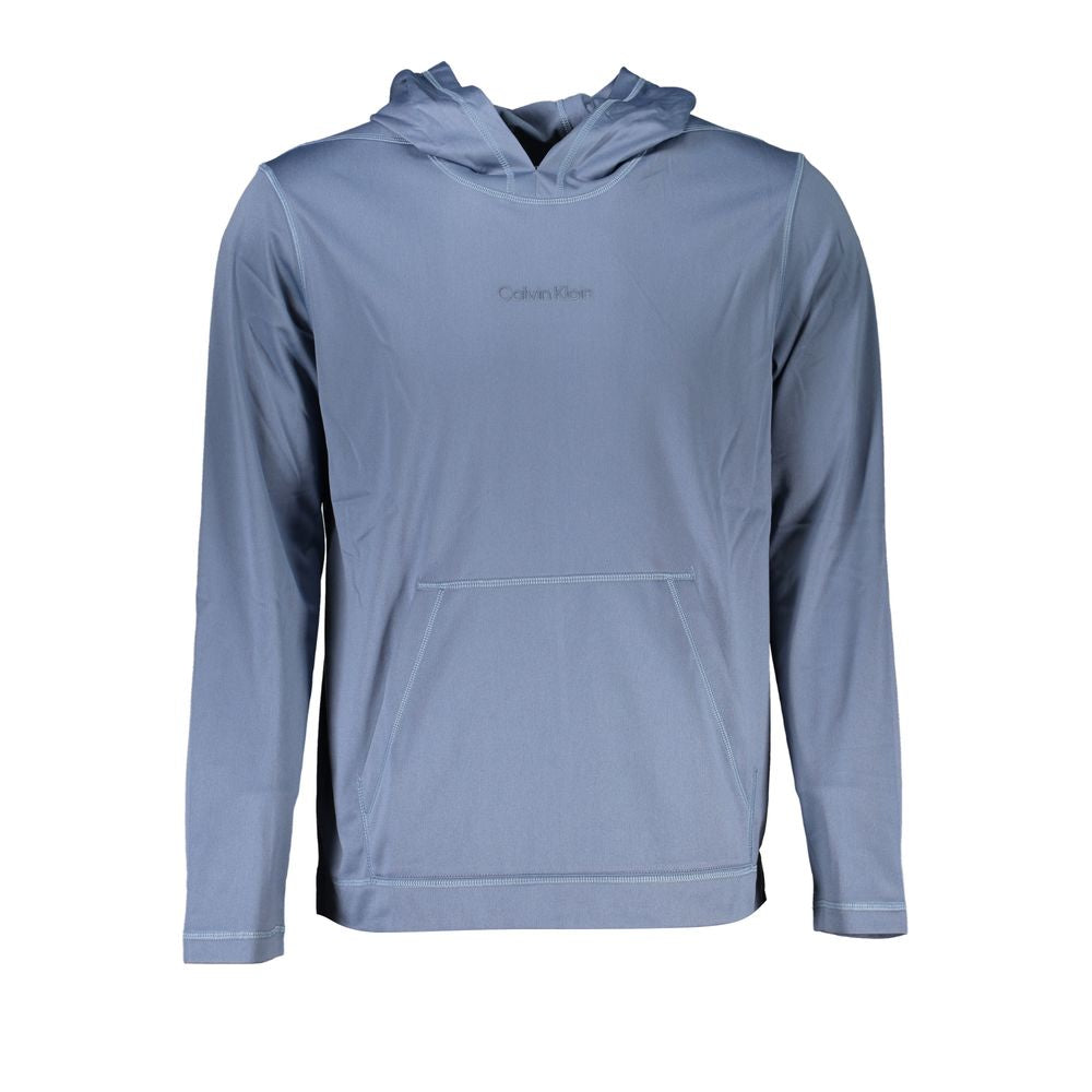 Calvin Klein Blue Polyester Men's Hoodie
