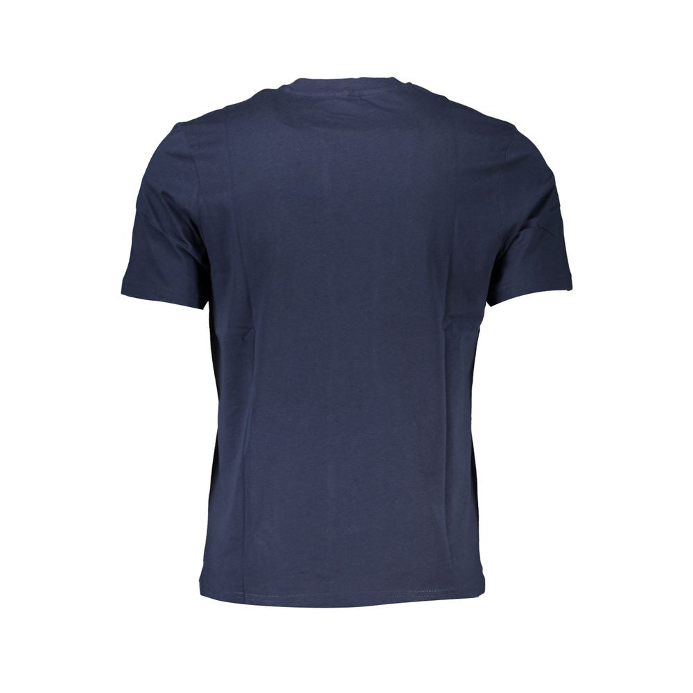 North Sails Blu Baumwoll-T-Shirt für Herren