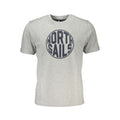 North Sails Braunes Baumwoll-T-Shirt für Herren