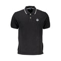 North Sails Schwarzes Herren-Poloshirt aus Baumwolle