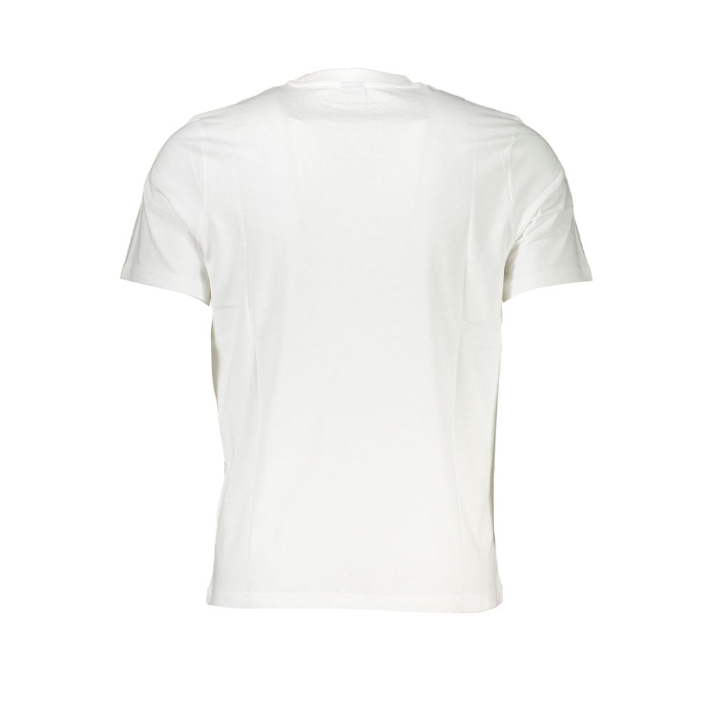 North Sails Bianco Baumwoll-T-Shirt für Herren