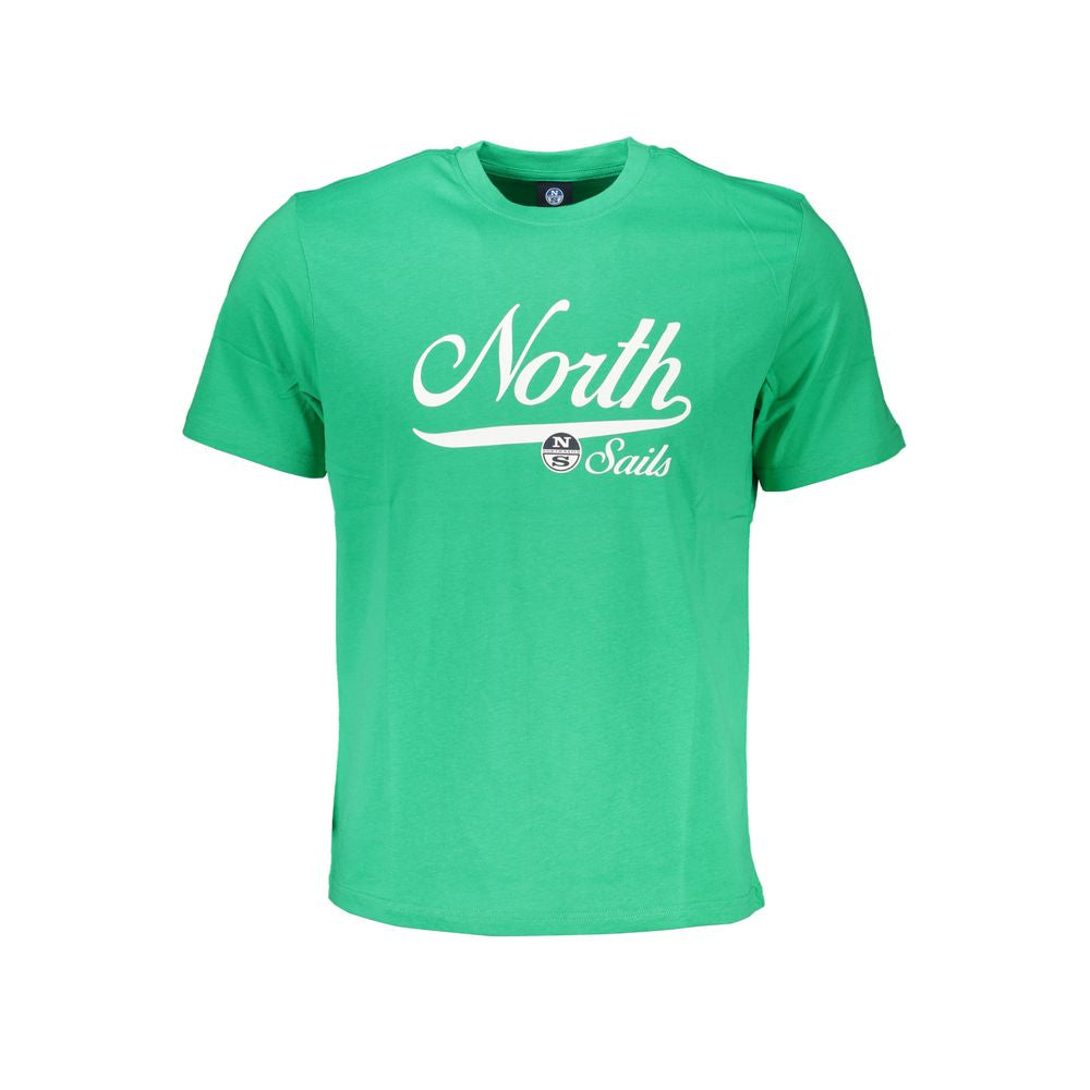 North Sails Verde Baumwoll-T-Shirt für Herren