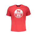 North Sails T-shirt in red cotton