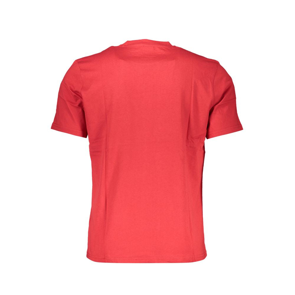 North Sails Rosso Baumwoll-T-Shirt für Herren