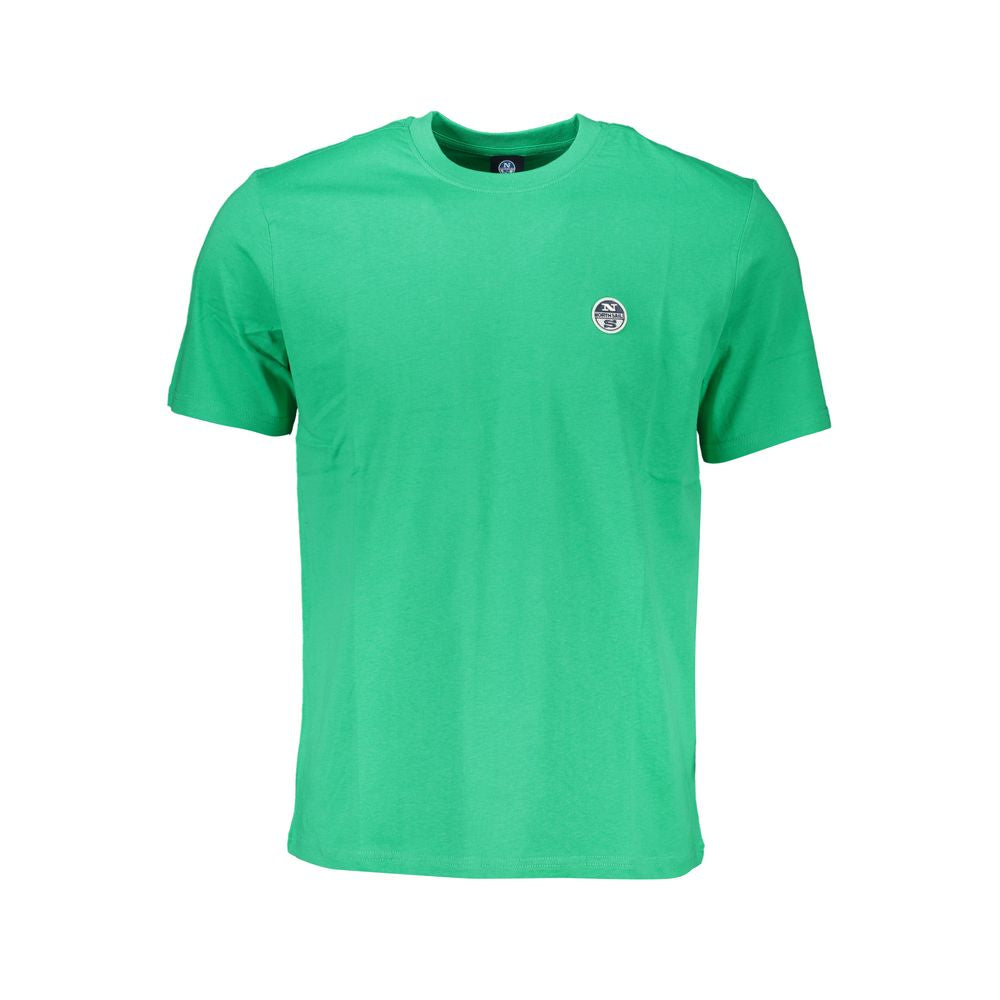 North Sails Verde Baumwoll-T-Shirt für Herren