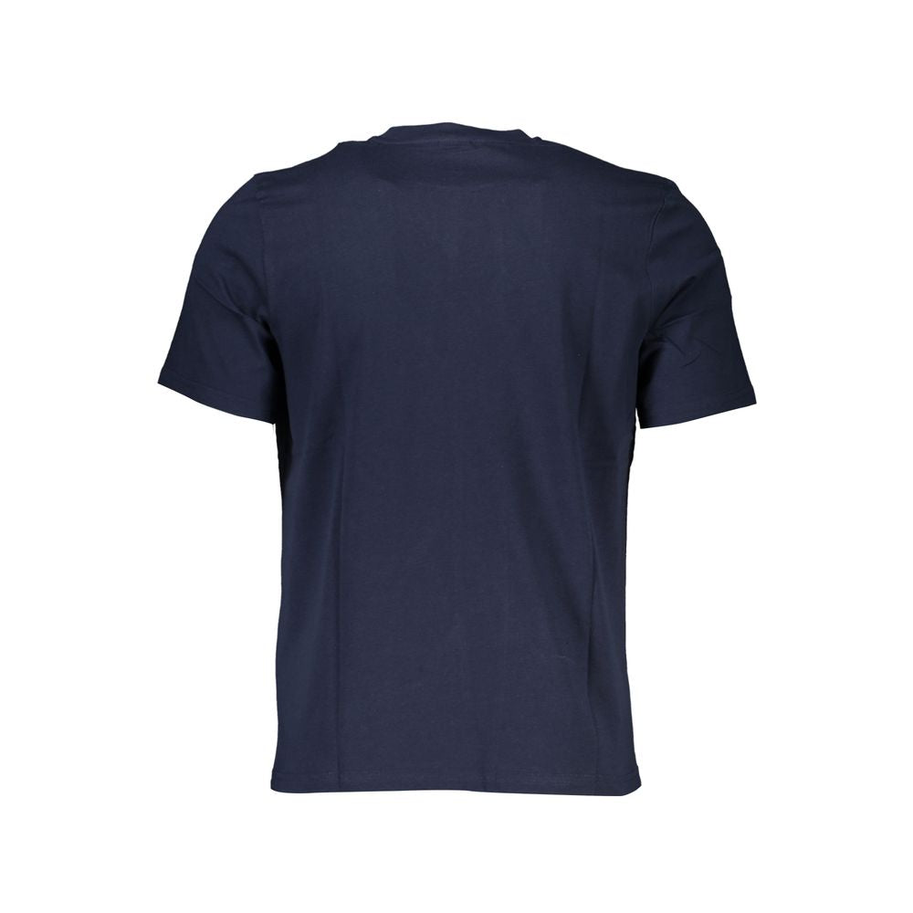 North Sails Blu Baumwoll-T-Shirt für Herren