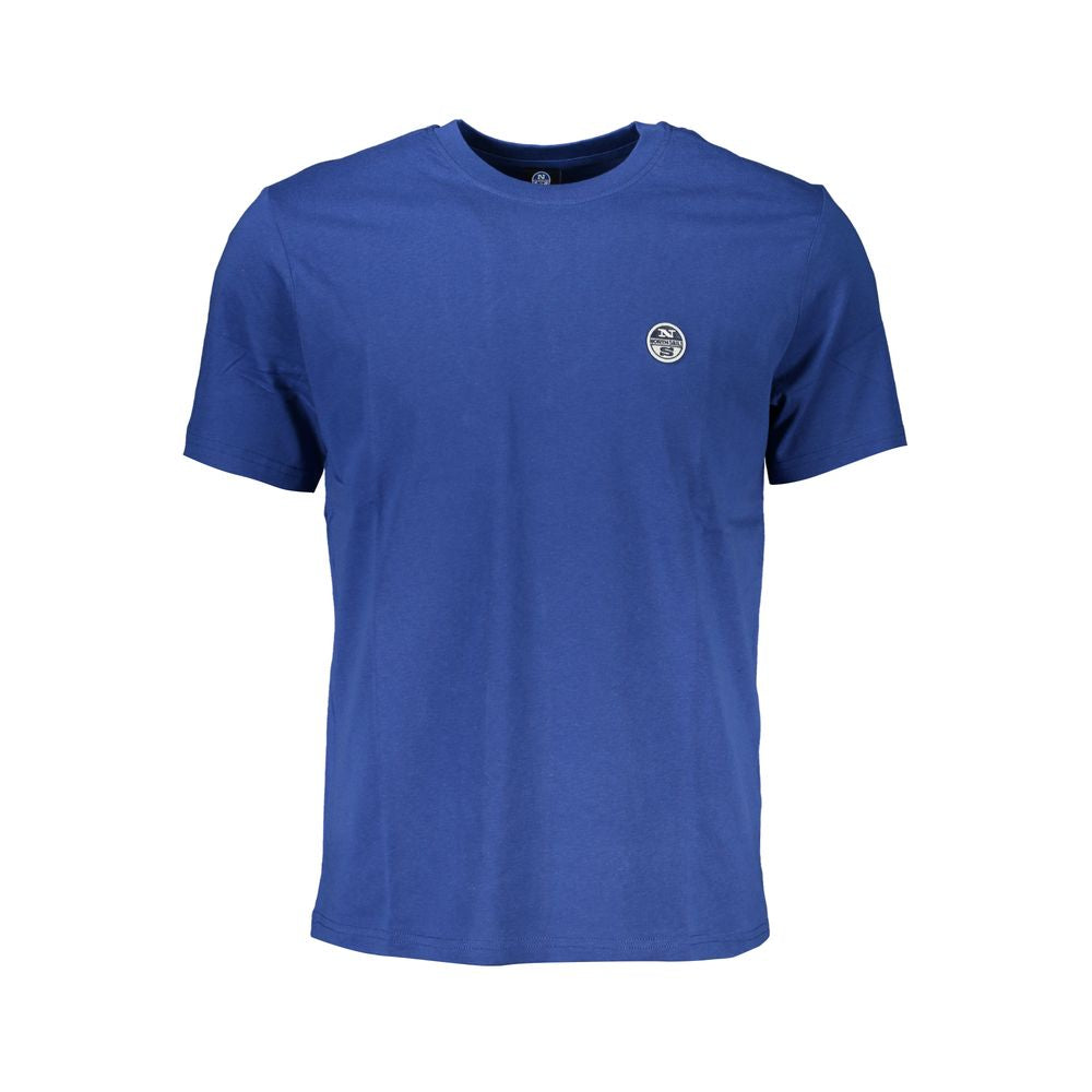 North Sails Blaues Baumwoll-T-Shirt für Herren
