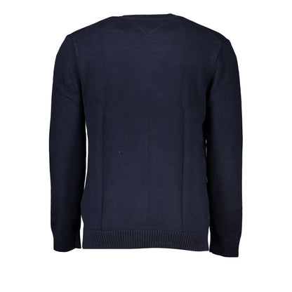 Tommy Hilfiger Klassischer Rundhalspullover in Blau