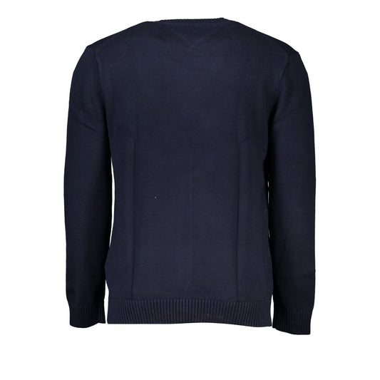Tommy Hilfiger Klassischer Rundhalspullover in Blau