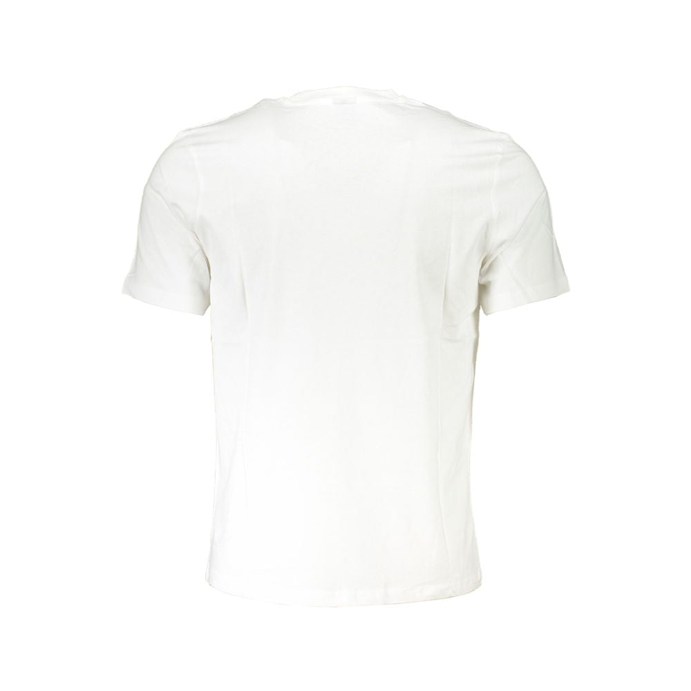 North Sails Bianco Baumwoll-T-Shirt für Herren