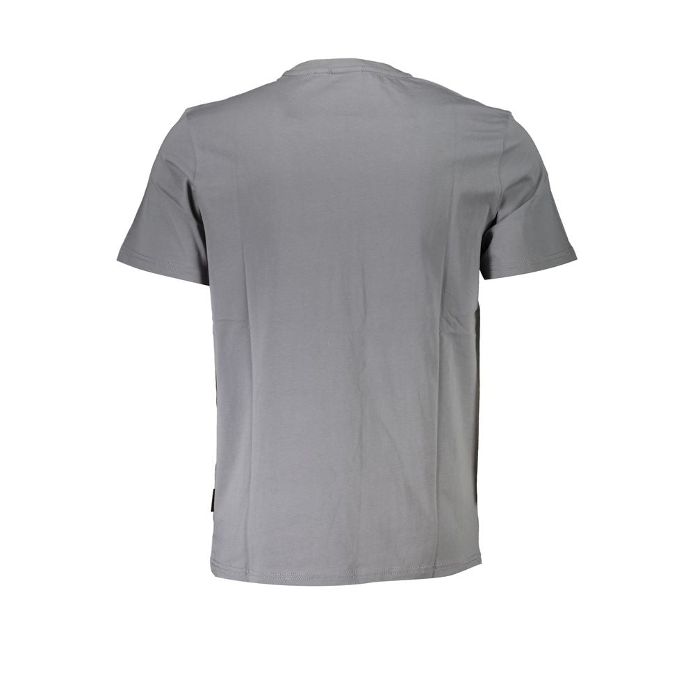 Napapijri Men's Brown Cotton T-Shirt