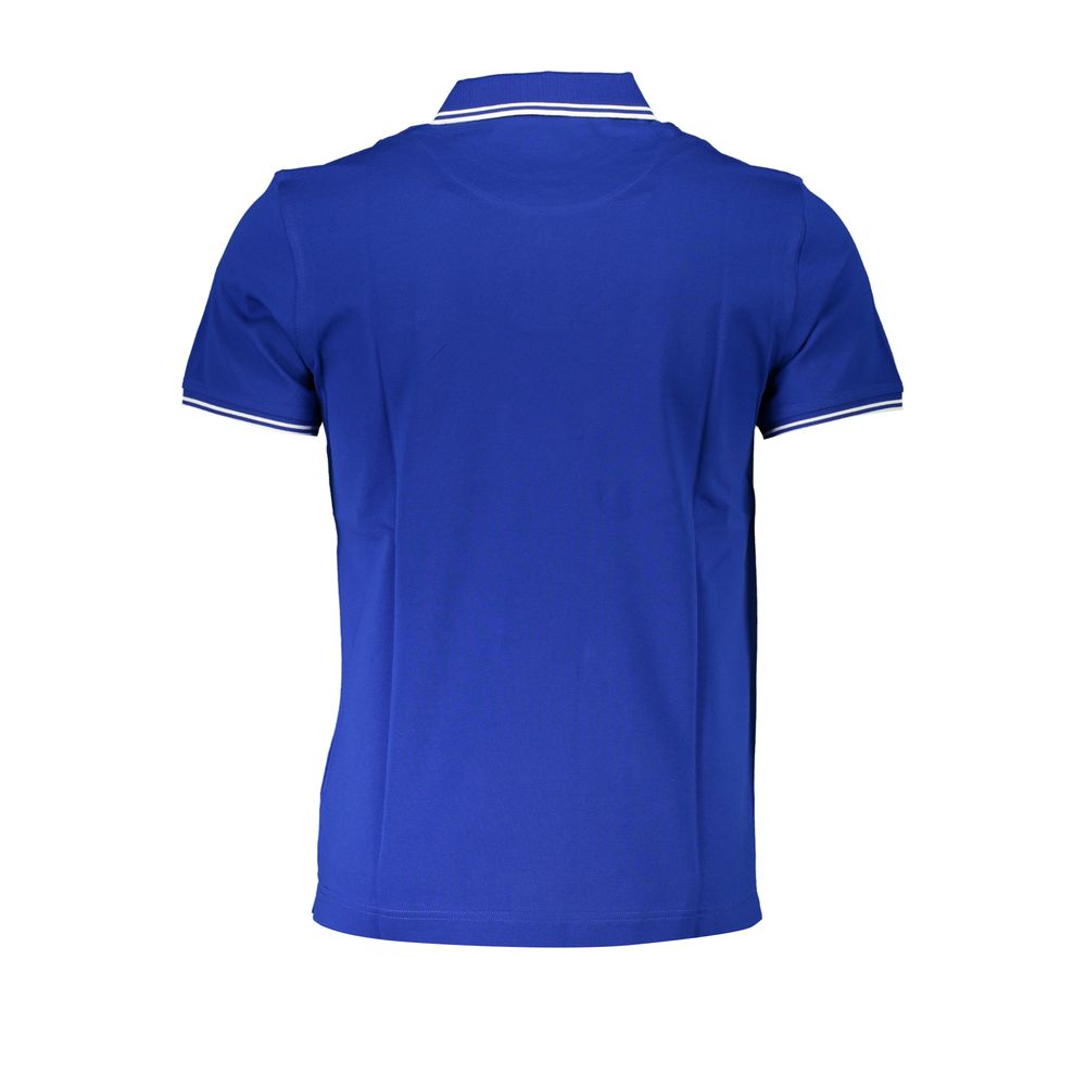 Harmont & Blaine Blaues Baumwoll-Polohemd
