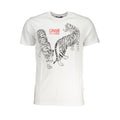 Cavalli Class T-Shirt in white cotton
