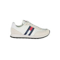 Tommy Hilfiger Weiß-Beige Polyester Herren Sneaker