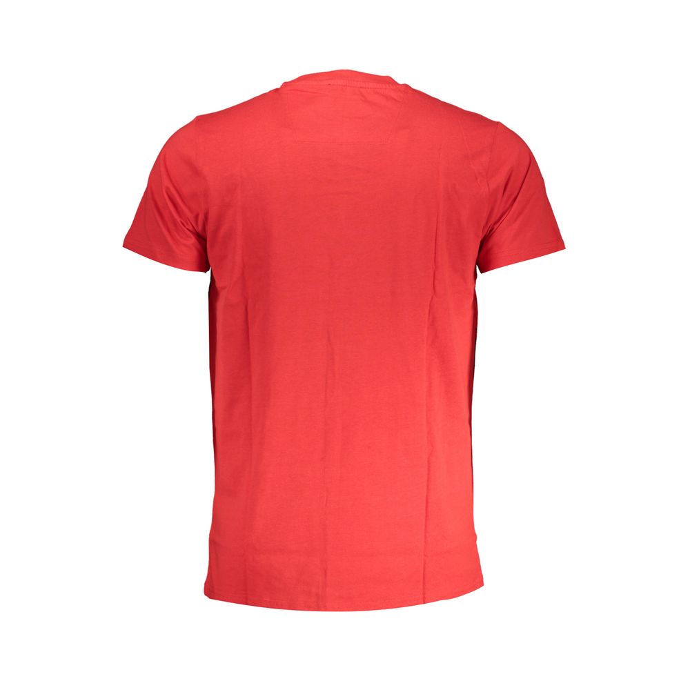 Cavalli Class Rosso Baumwoll-T-Shirt für Herren