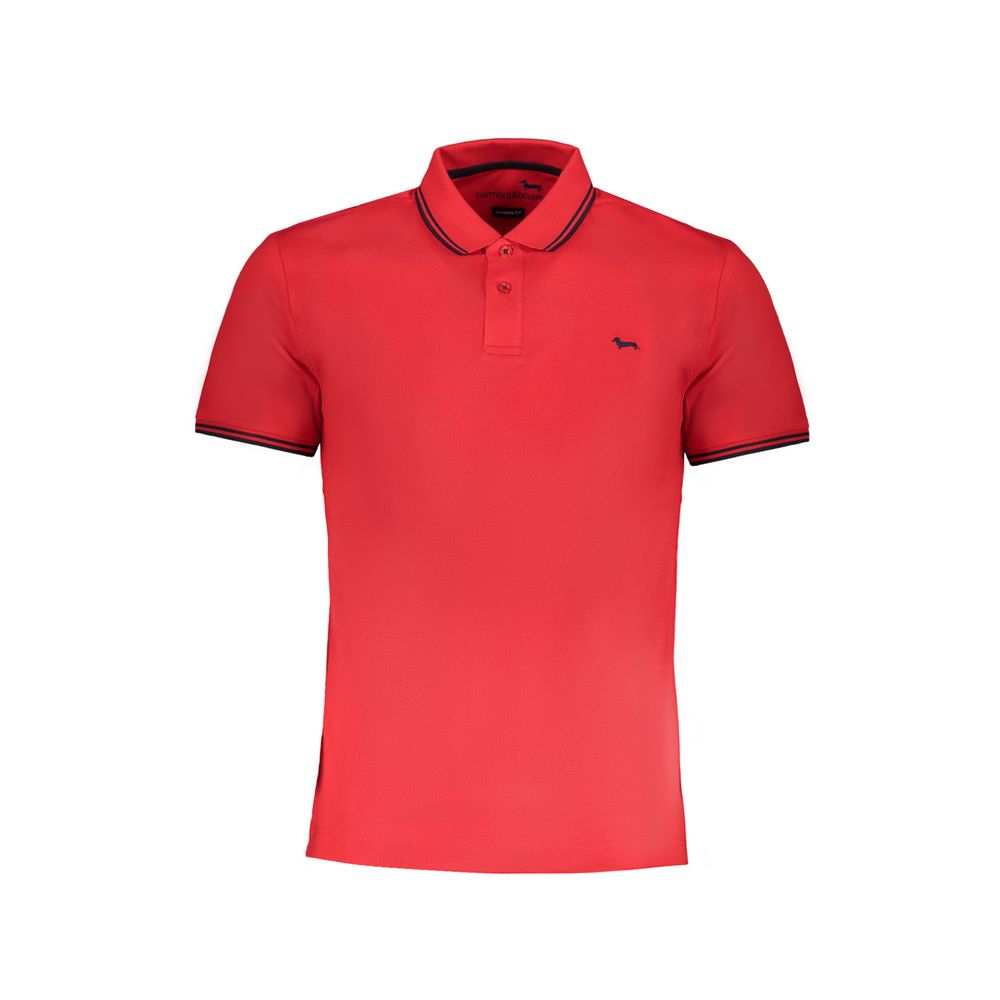 Harmont & Blaine Baumwoll-Poloshirt in Rot