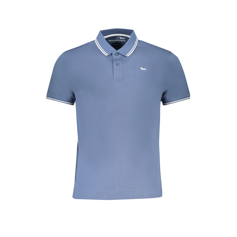 Harmont & Blaine Blaues Baumwoll-Poloshirt für Herren