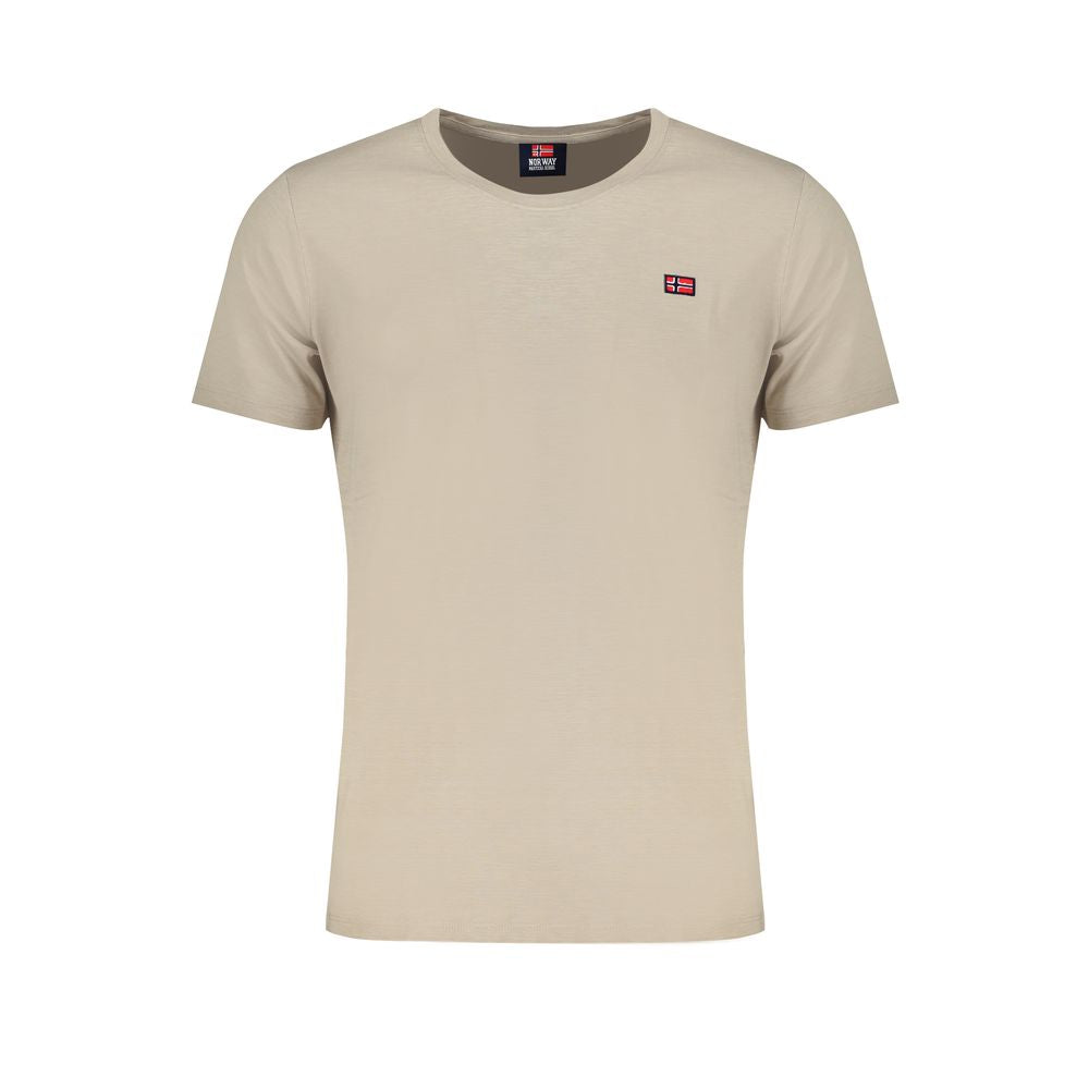 Norway 1963 Beige Baumwoll-T-Shirt für Herren