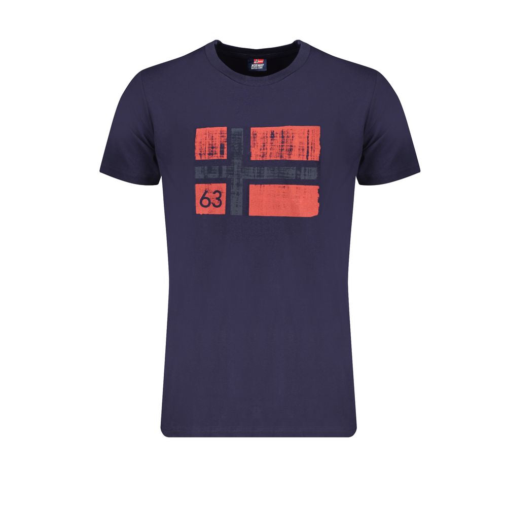 Norway 1963 blue cotton T-shirt