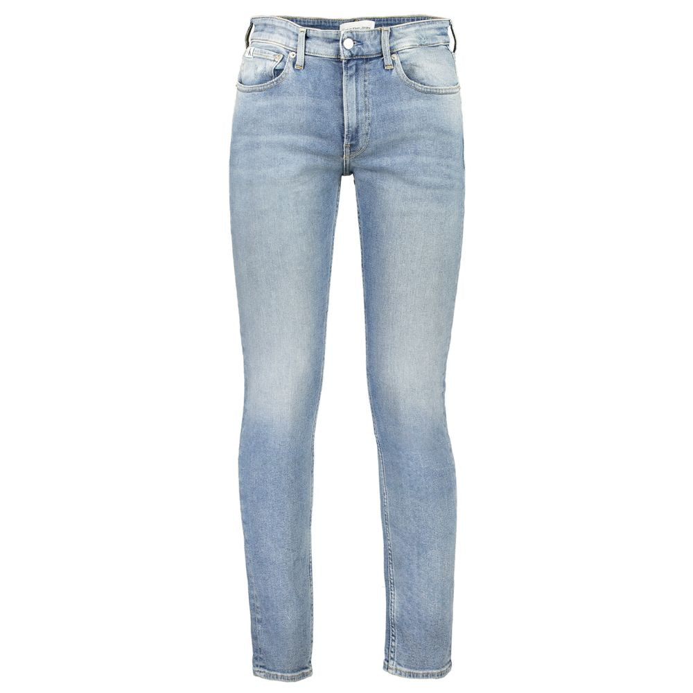 Calvin Klein Men's Blue Cotton Jeans