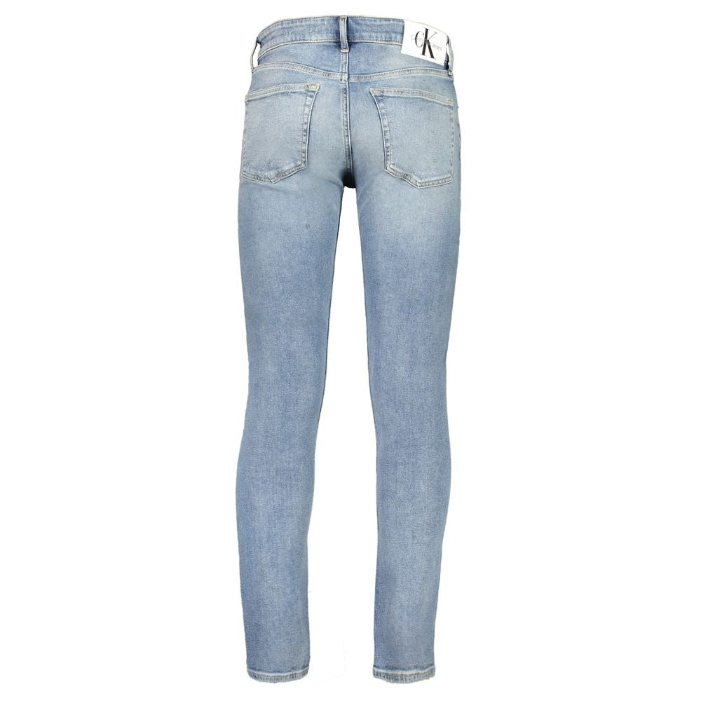 Calvin Klein Men's Blue Cotton Jeans
