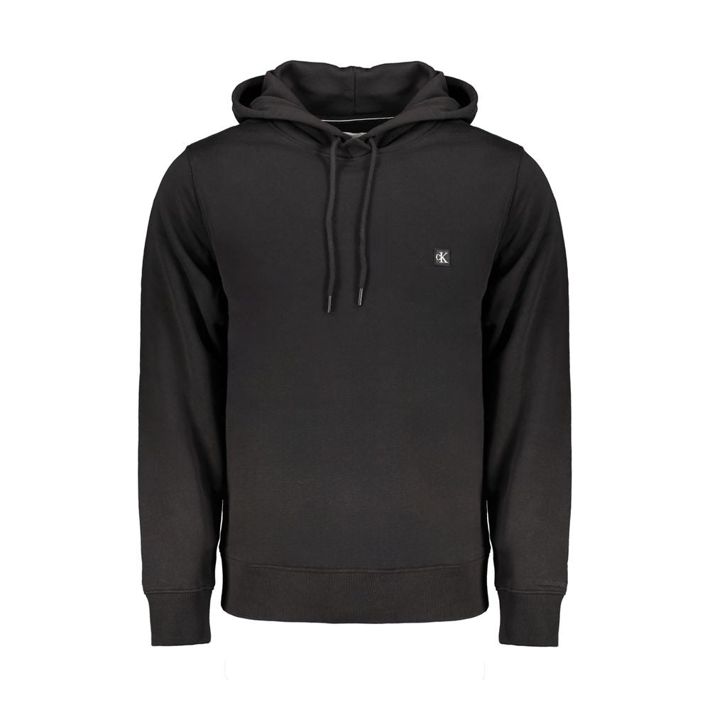 Calvin Klein Schwarzer Baumwollpullover für Männer