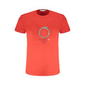 Trussardi Rotes Baumwoll-T-Shirt für Herren