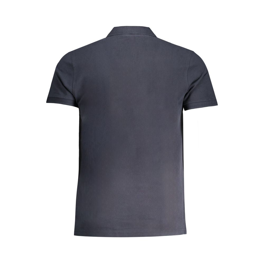 Cavalli Class Blu Cotton Herren Poloshirt
