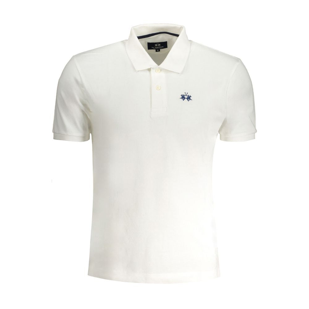 La Martina Weißes Poloshirt aus Baumwolle für Herren