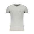 Aeronautica Militare Grigio Baumwoll-T-Shirt für Herren