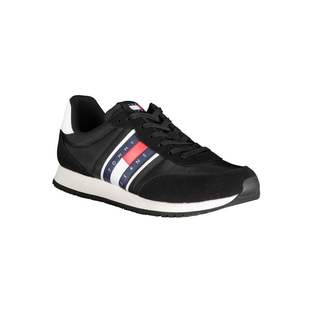 Tommy Hilfiger Schwarzer Polyester Herren Sneaker