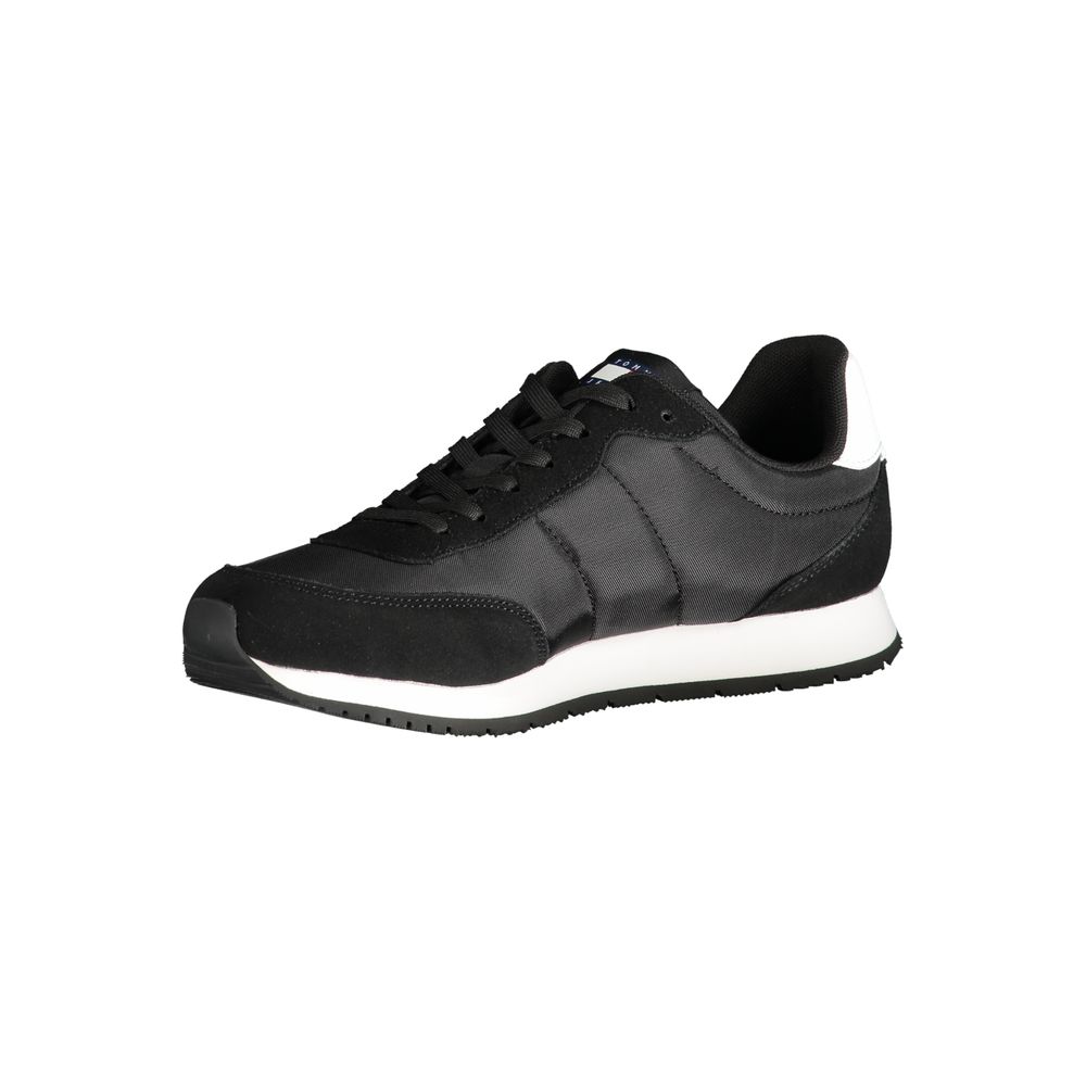 Tommy Hilfiger Schwarzer Polyester Herren Sneaker