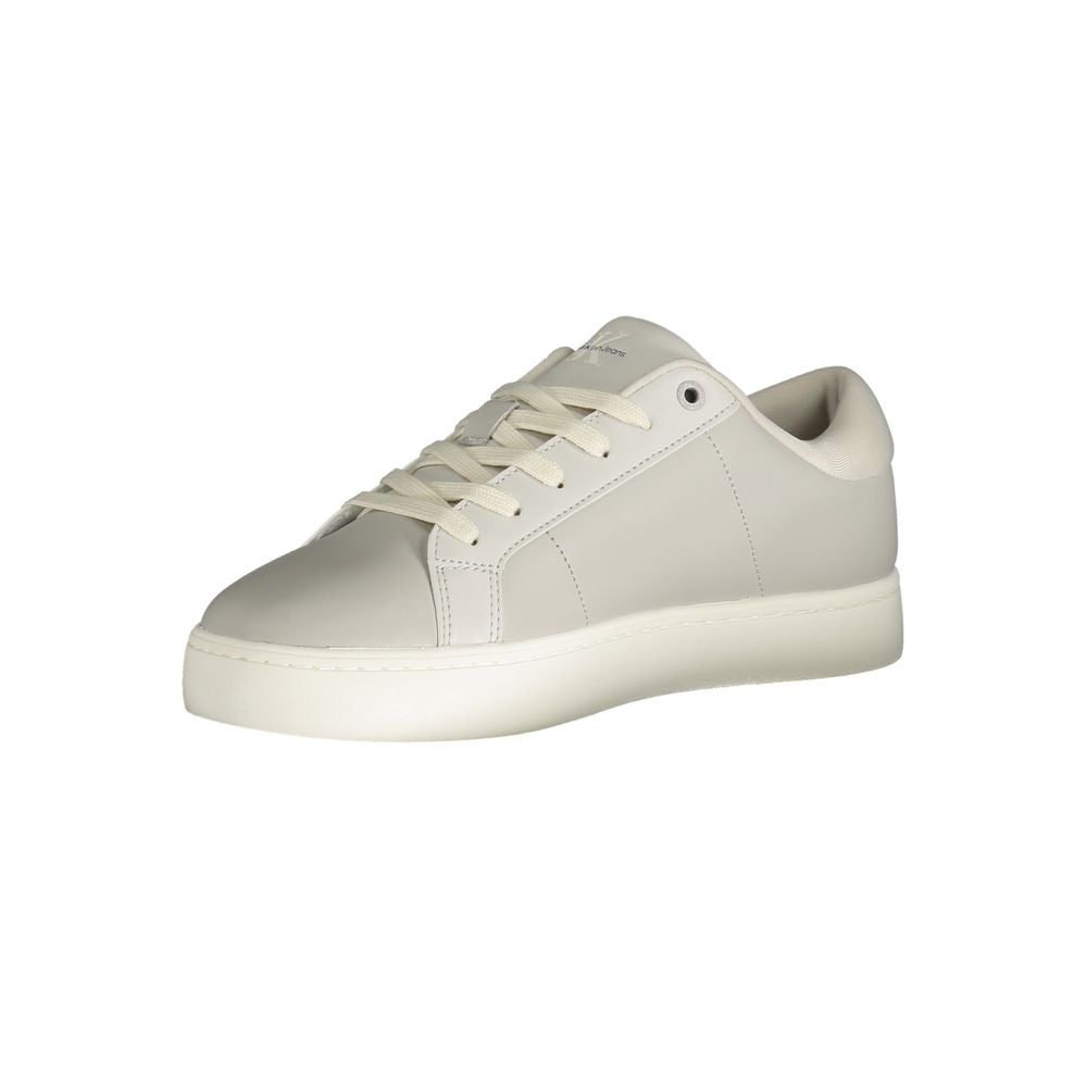 Calvin Klein Brown Leather Men's Sneakers