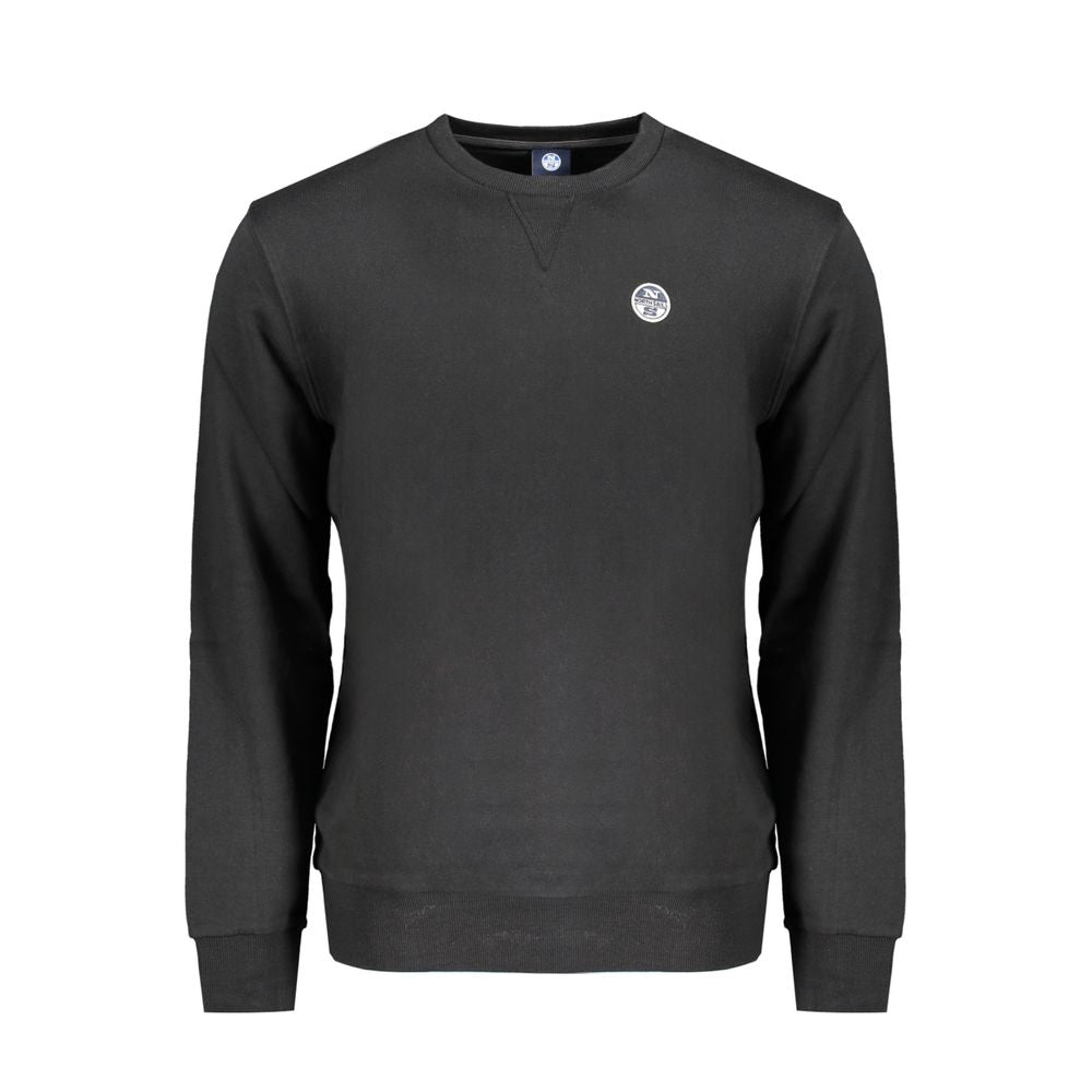 North Sails Schwarzer Baumwollpullover für Männer