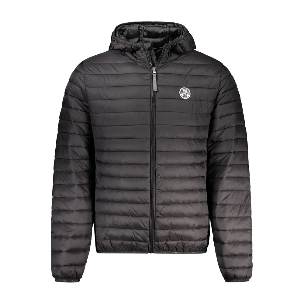 North Sails Schwarze Polyamid-Jacke für Männer