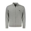 Norway 1963 Braune Polyester Herren Strickjacke