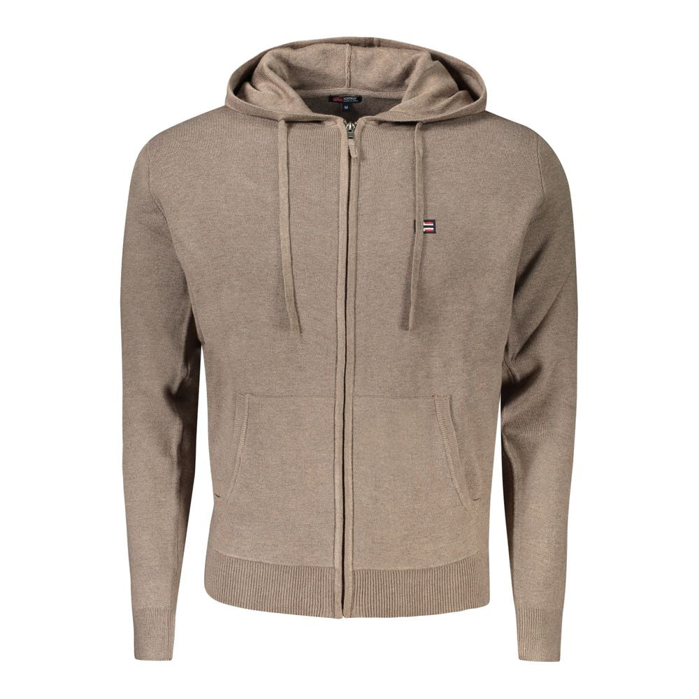 Norway 1963 Brown Polyamide Cardigan for Men