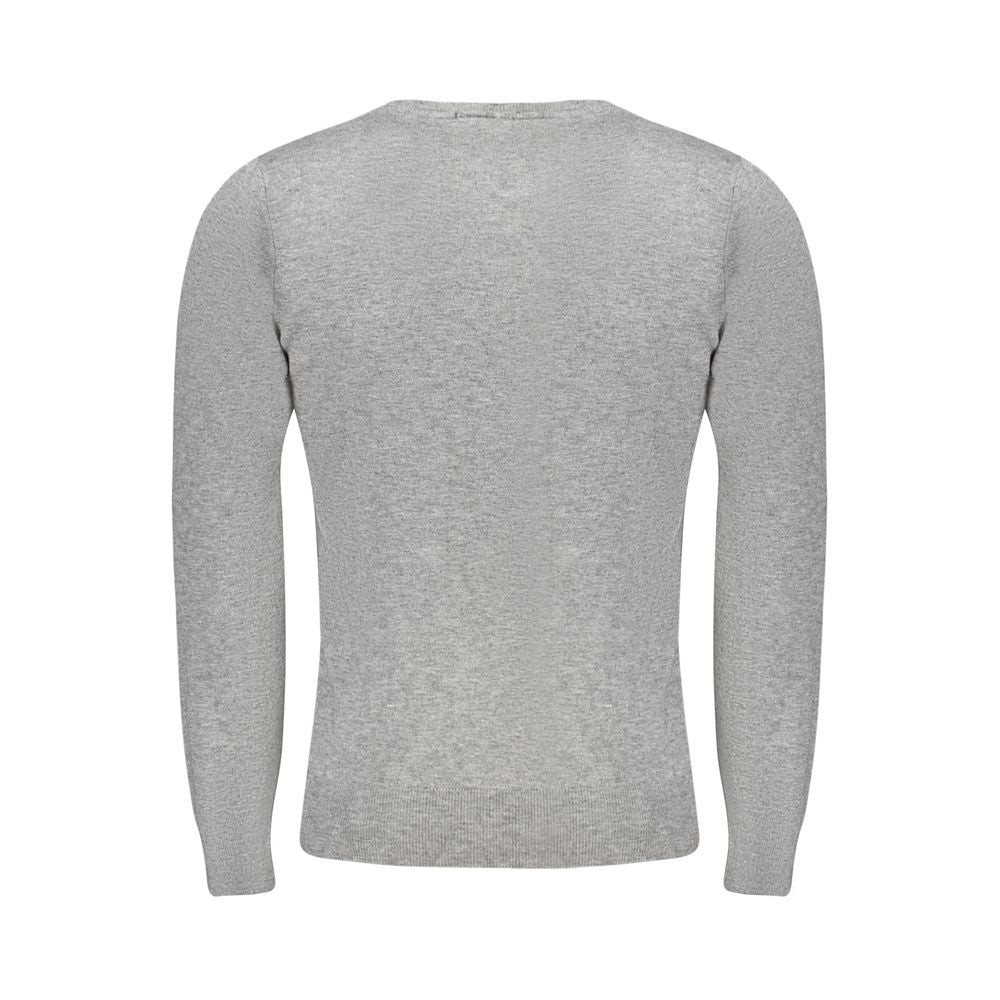 Cavalli Class Grigio Viscose Herrenpullover