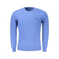 Cavalli Class Blauer Nylon-Pullover