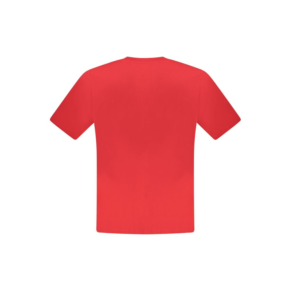 North Sails Rosso Baumwoll-T-Shirt für Herren