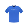 North Sails Blu Baumwoll-T-Shirt für Herren